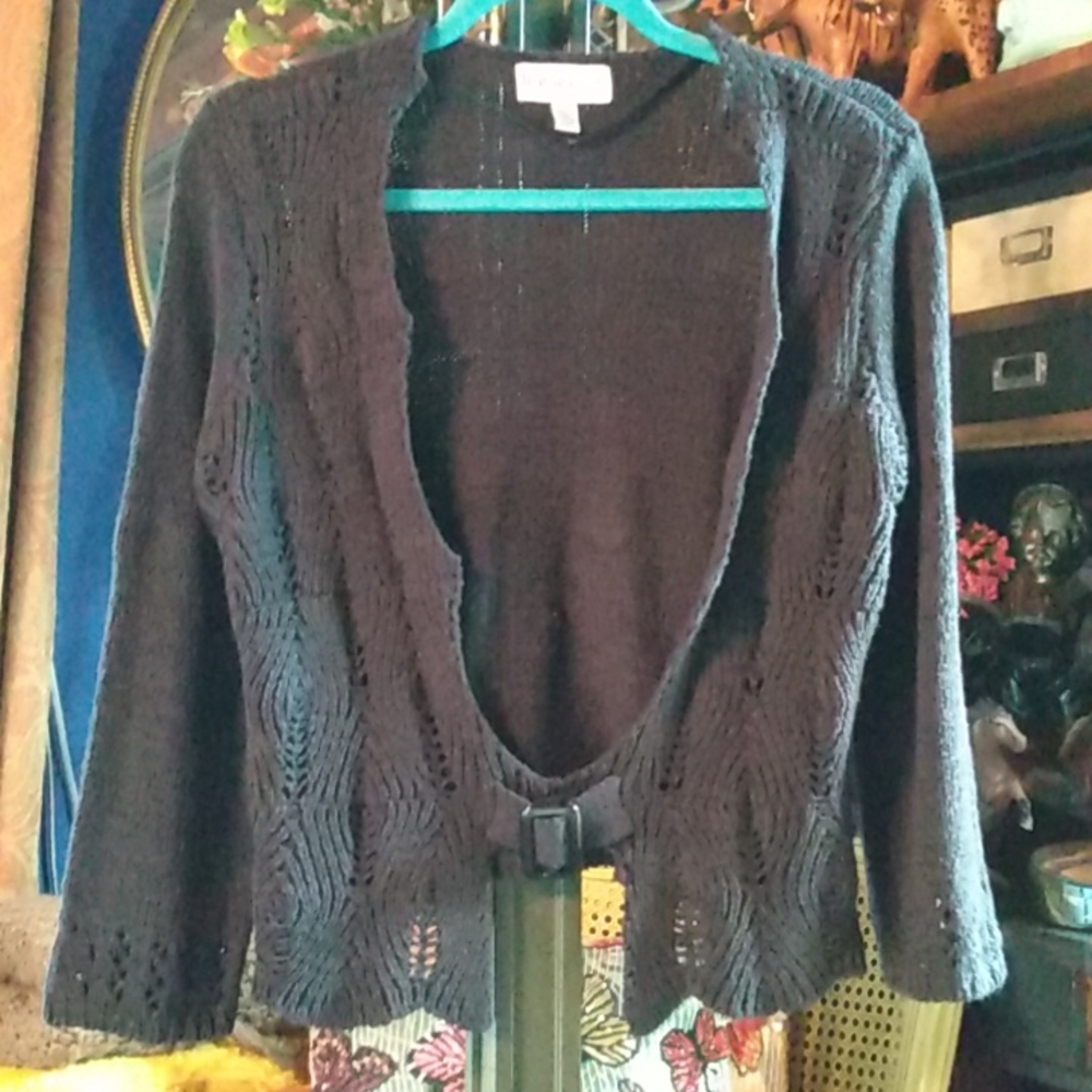 Women's Medium Lana Lee Black Sweater